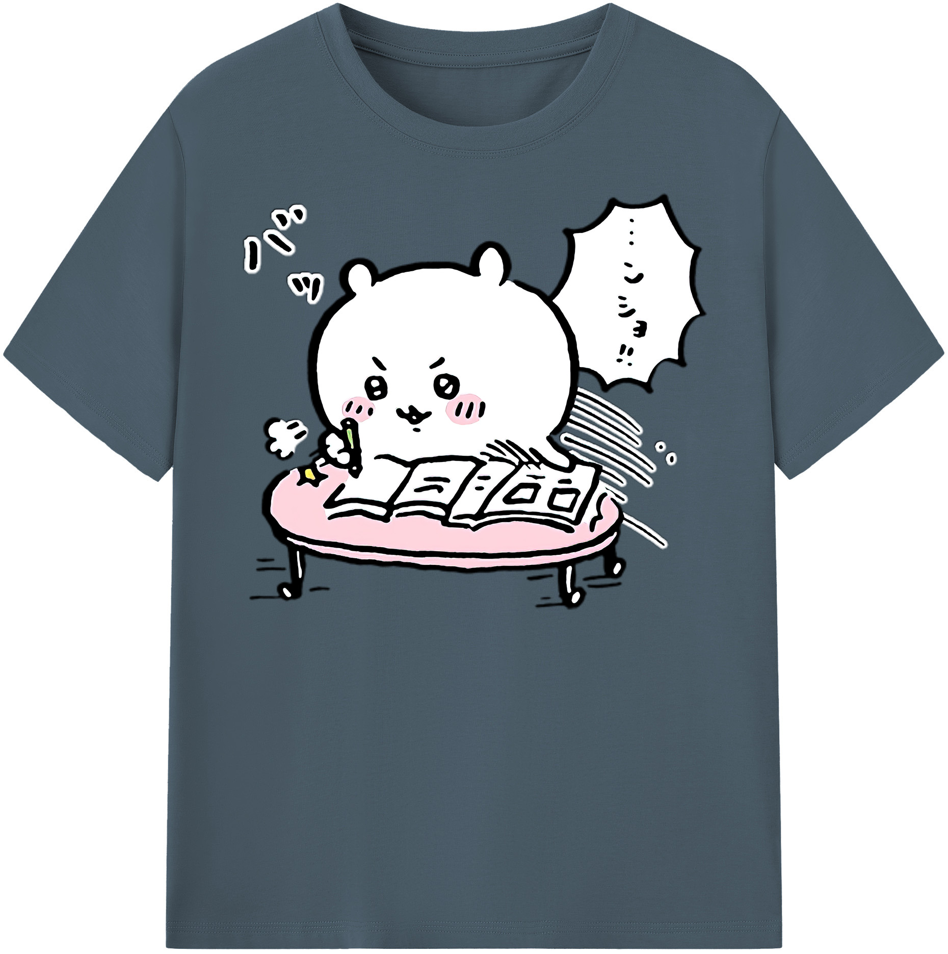 （画像用） ちいかわ ちいかわ Chii-kawa chiikawa 綿100％半袖Tシャツ（フロントプリント）